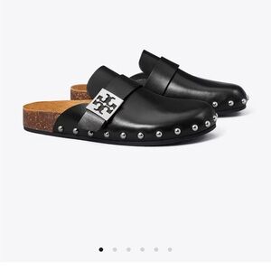Tory Burch Mellow Studded Mule Black Size 8.5